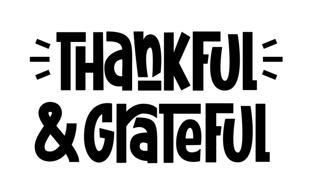 On Being Thankful